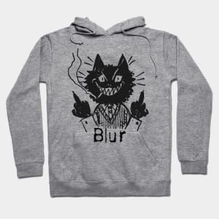 blur and the bad cat Hoodie